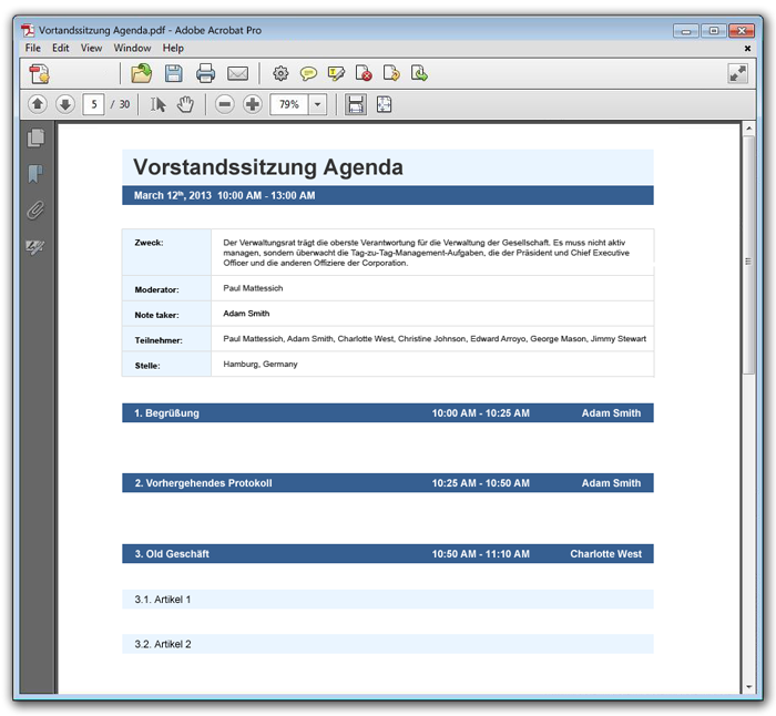 Meeting-Protokoll-Muster